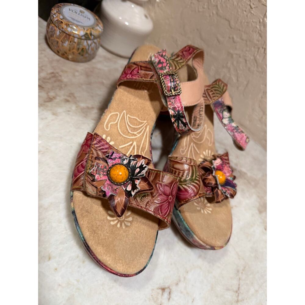 L'Artiste LEILANIE heeled sandals Sz 40 (9)